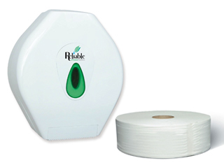 Maxi Jumbo Toilet Rolls & Dispenser
